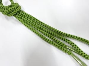 未使用品　正絹　手組帯締め